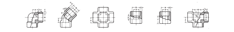 ASTM A182 Forged Stainless Steel Socket Weld Fittings